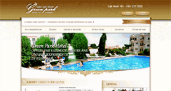 Desktop Screenshot of greenparkpushkar.com
